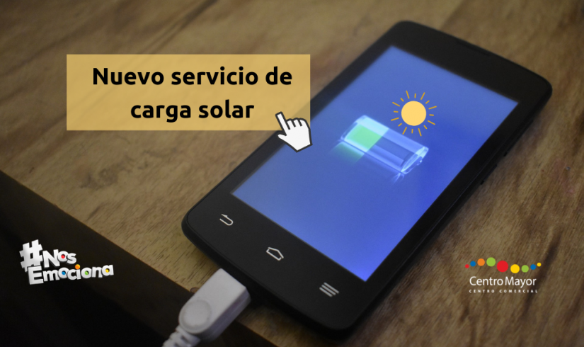 ​Carga tu celular con energía solar