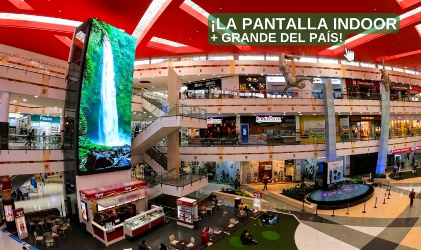 ​Centro Mayor tiene la pantalla Indoor más grande de Colombia