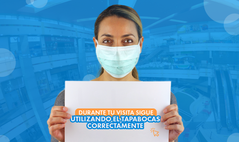 Sigue usando el tapabocas en espacios cerrados 
