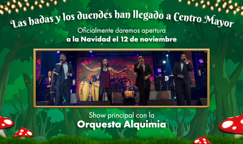 ¡No te pierdas la apertura de navidad en Centro Mayor!