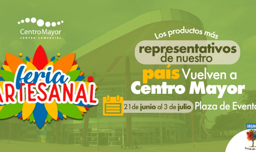 ¡Feria artesanal en Centro Mayor!